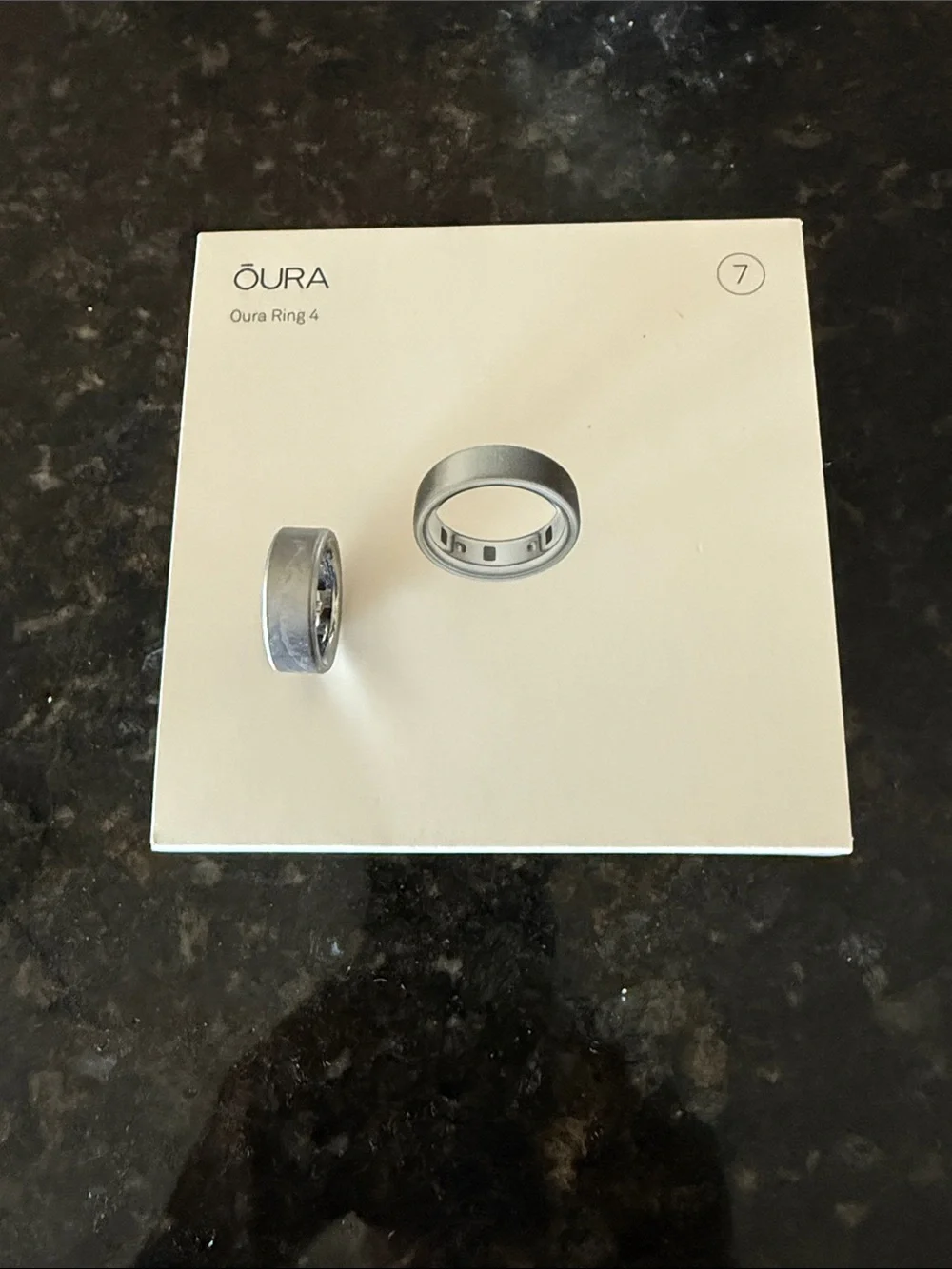 Oura Ring 4 Brushed Silver Ring